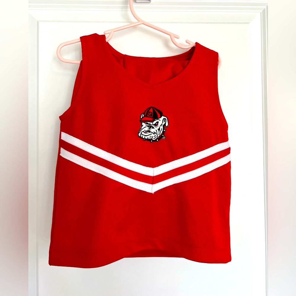 Girls - Georgia UGA cheerleading outfit - size 6